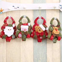 Adornos navideños en forma de aro