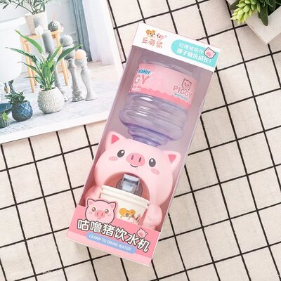 Mini dispensador de agua figura cerdito