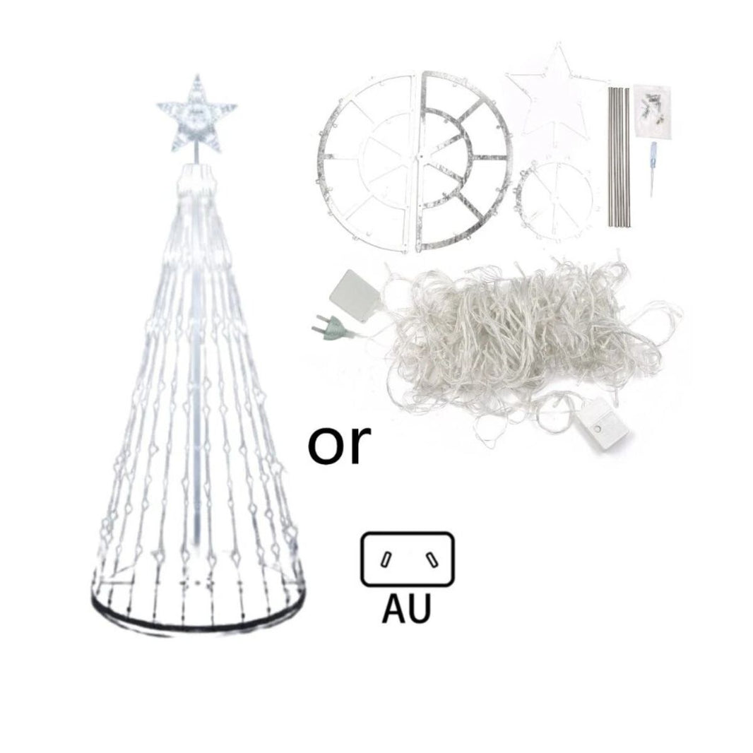 Árbol navideño artificial de luces LED