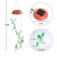 Campanillas de Viento forma de colibrí
