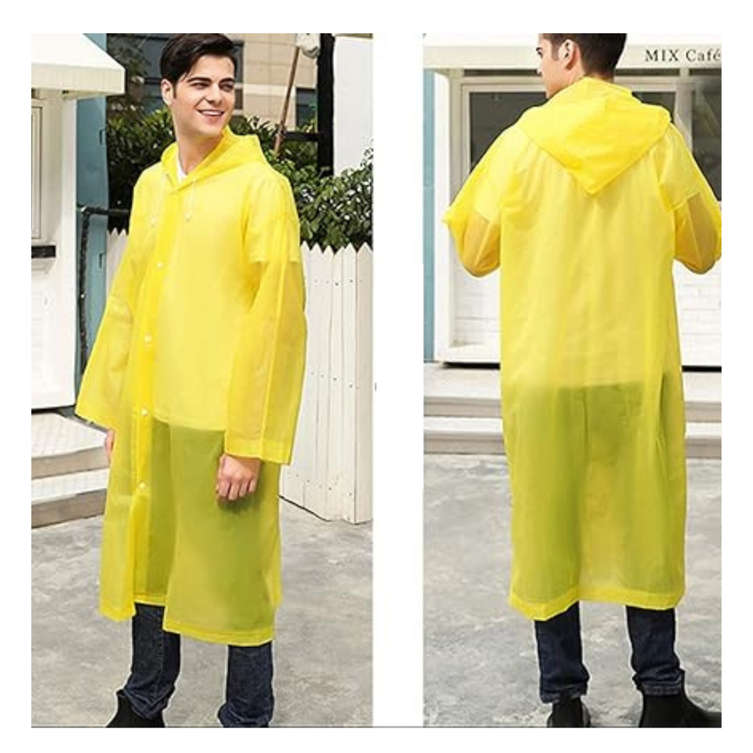 Poncho de Lluvia Portátil Amarillo