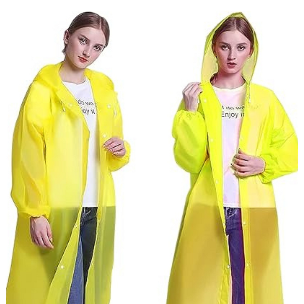 Poncho de Lluvia Portátil Amarillo