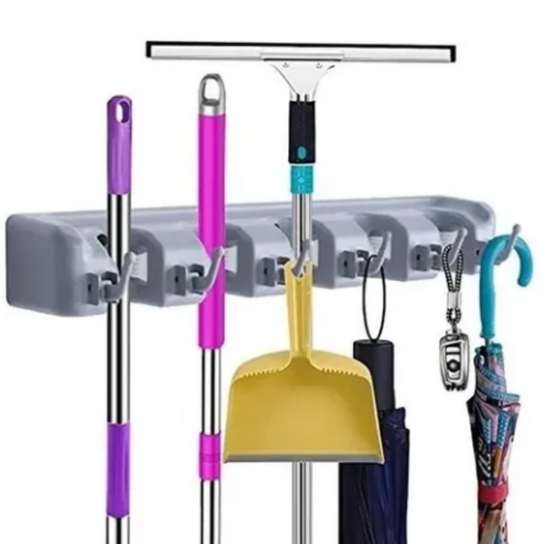 Organizador Porta Escobas Y Mopas
