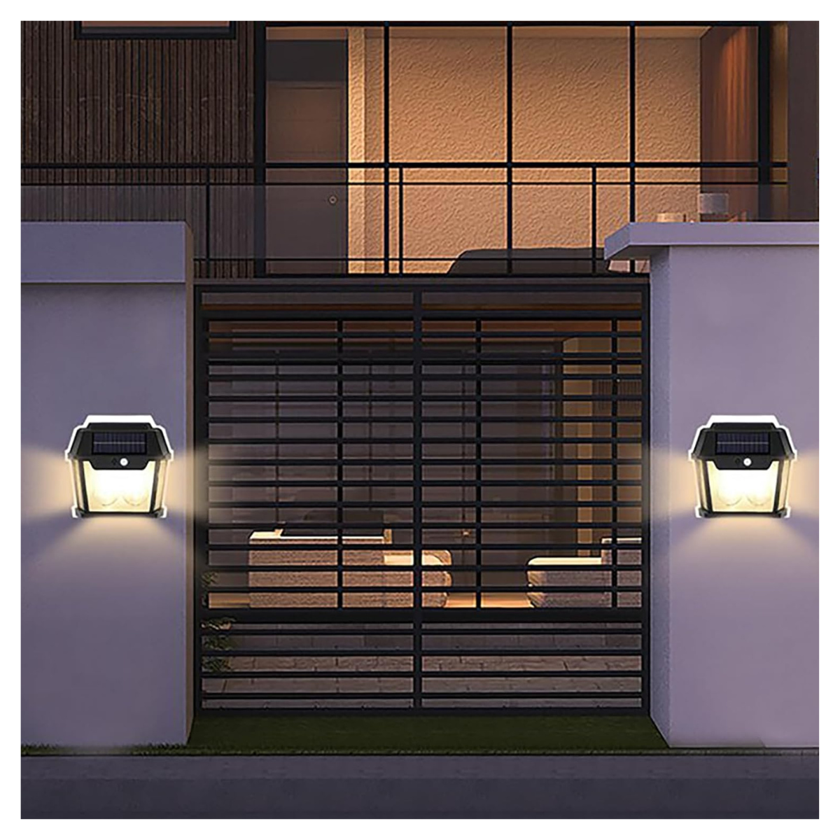 Doble Iluminación Solar Pared Ecológica