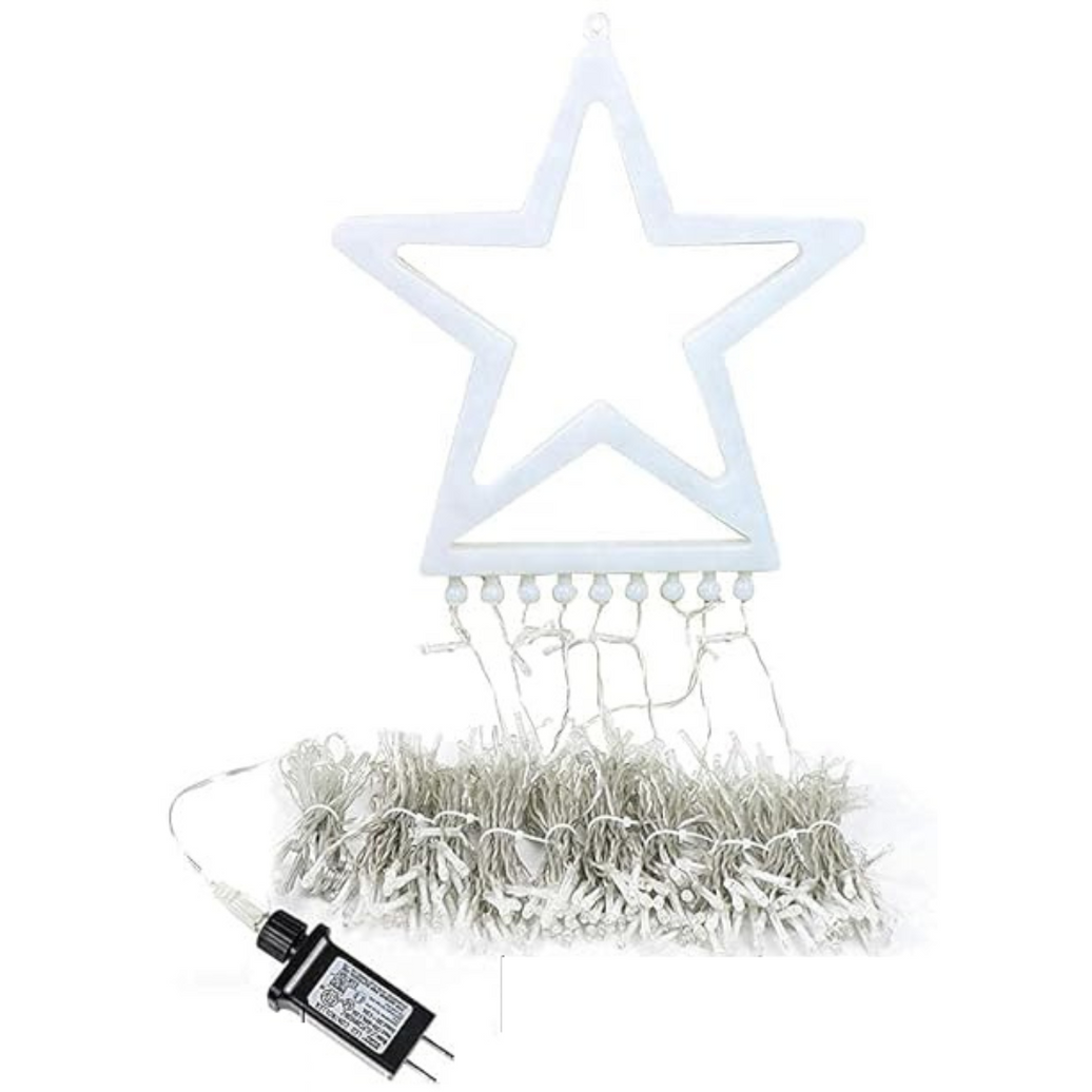 Guirnalda Estrella de Árbol LED Solar