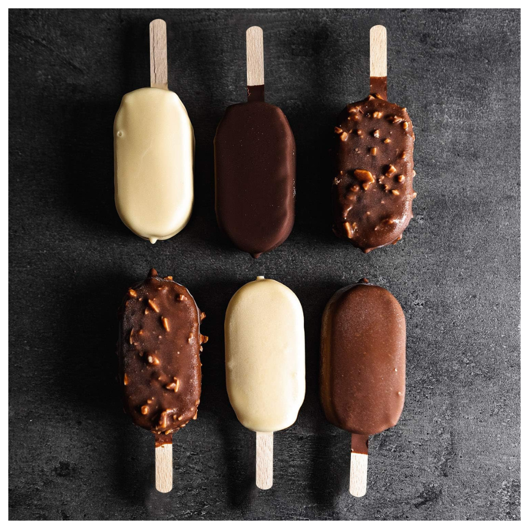 Moldes Helados Forma de Cóncavo Larga