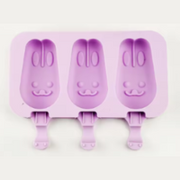 Moldes Helados Forma de Conejito