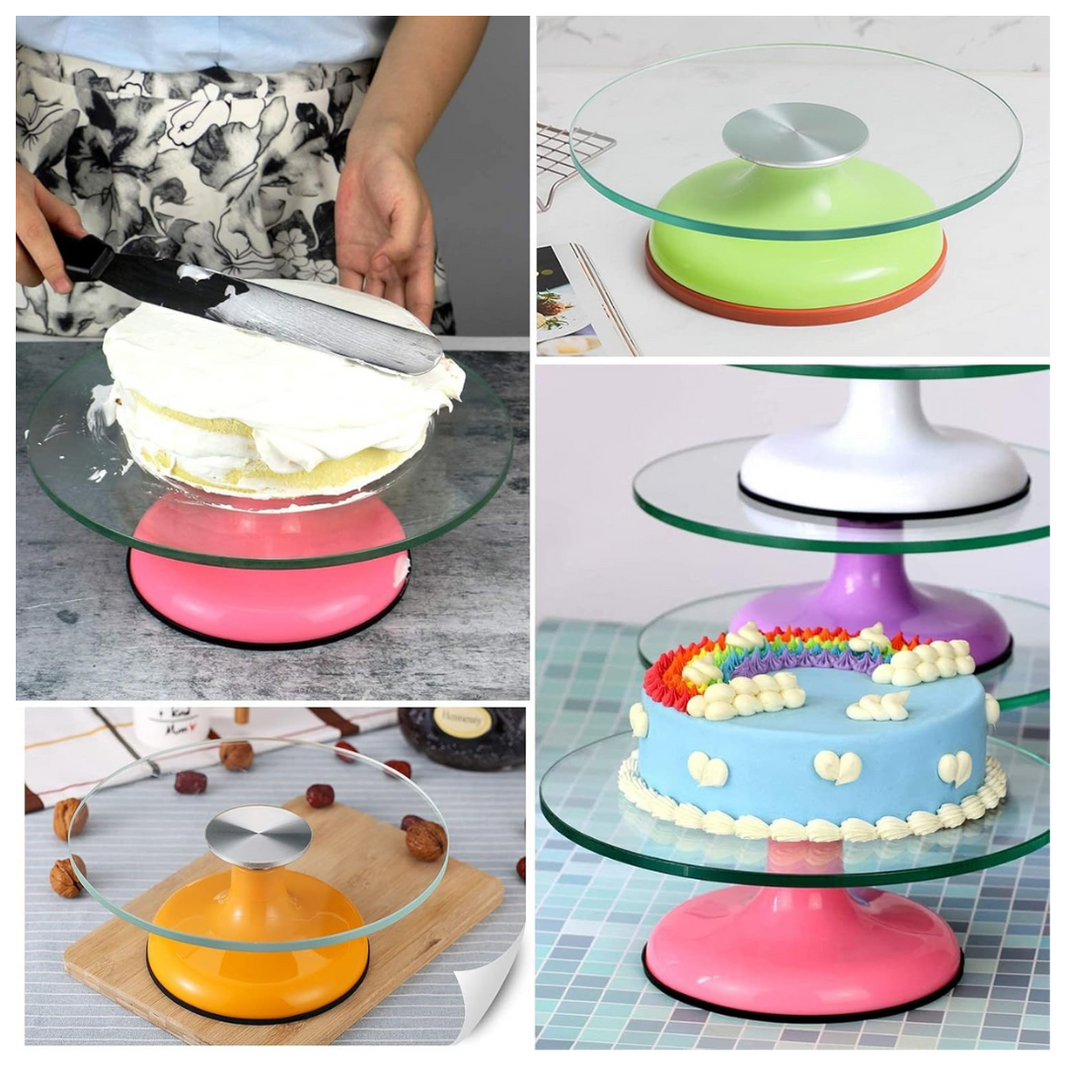 Plato Giratorio para Decorar Pasteles
