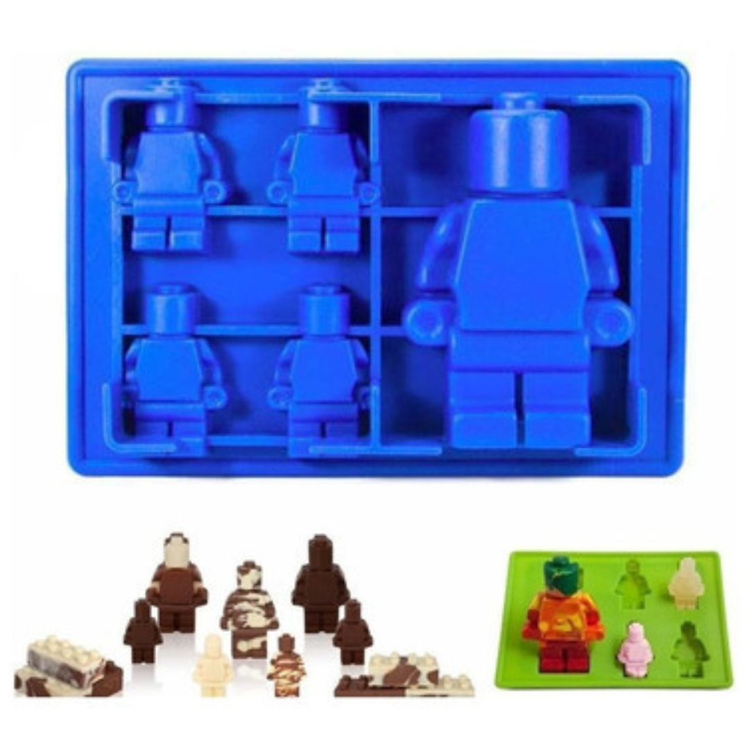 Moldes 5 Espacios Muñeco de LEGO