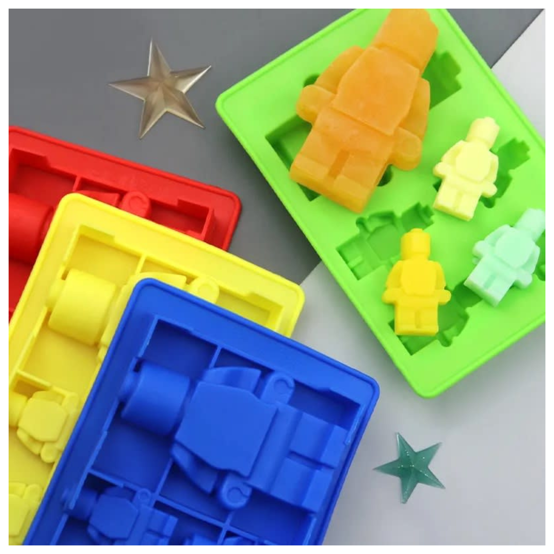 Moldes 5 Espacios Muñeco de LEGO